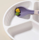 Bebek ve Çocuklar İçin Yemek Takımı Mor Pembe